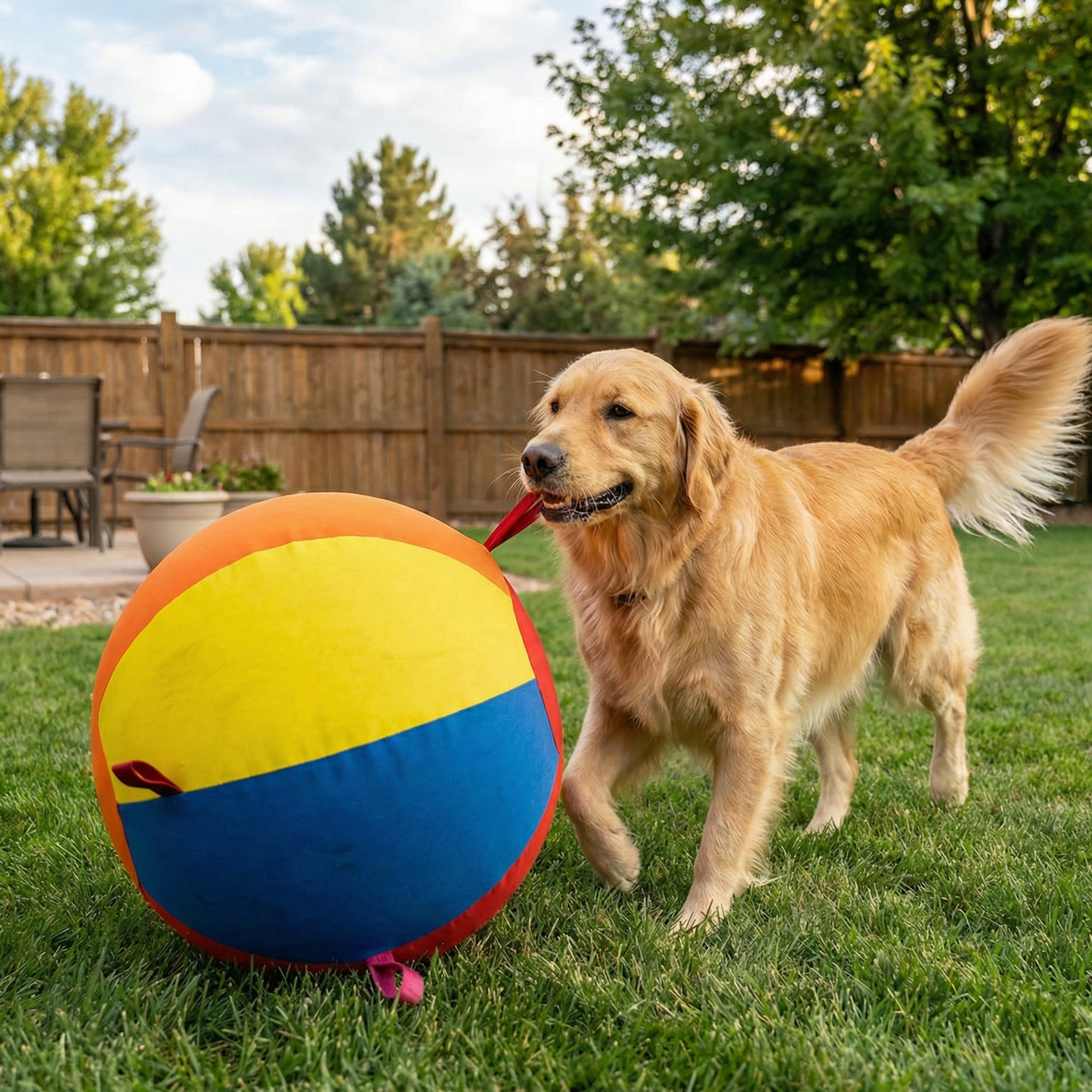 Gigantyczna piłka DoggoBall
